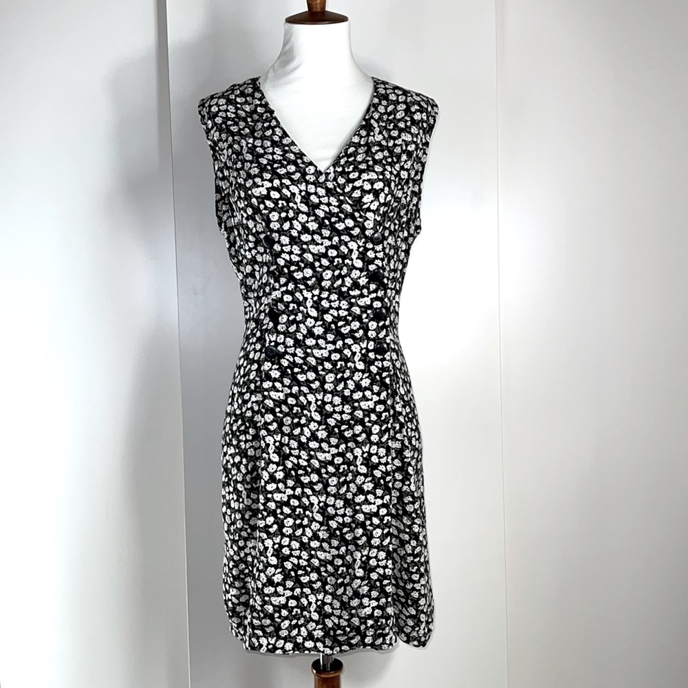 Vintage floral skort romper